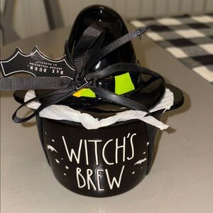 Rae Dunn Witch's Brew Black Crock